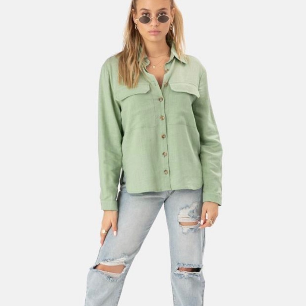 gracie button down top from adika